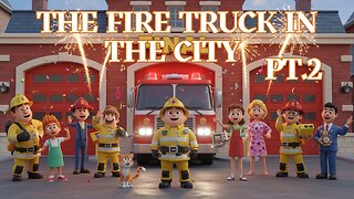 The Fire Truck in the City Pt.2 - Fun Kids Sing-A-Long