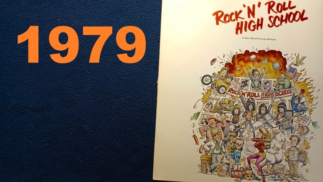 ROCK 'N' ROLL HIGH SCHOOL, Music From The Original Motion Picture Sound Track of, 1979, Sire Records