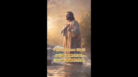 Grace Transforms You From Inside Out | 1 Corinthians 15:10 & Ezekiel 36:26 #DailyBibleInspiration