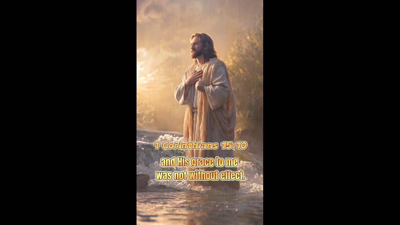 Grace Transforms You From Inside Out | 1 Corinthians 15:10 & Ezekiel 36:26 #DailyBibleInspiration