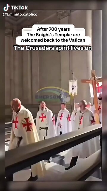 After 700 Years Knights Templar Are Welcomed back To The Vatican