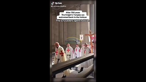 After 700 Years Knights Templar Are Welcomed back To The Vatican