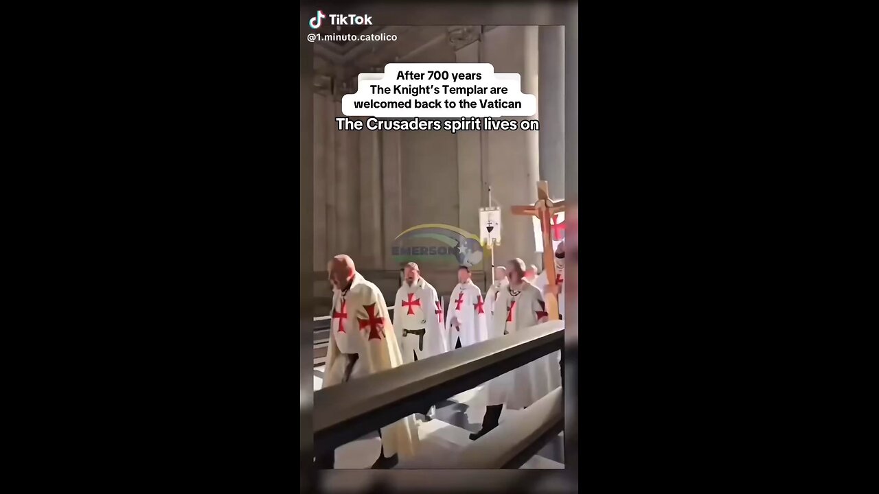 After 700 Years Knights Templar Are Welcomed back To The Vatican