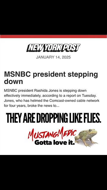 MSNBC feeling the pain of the Great Awakening.