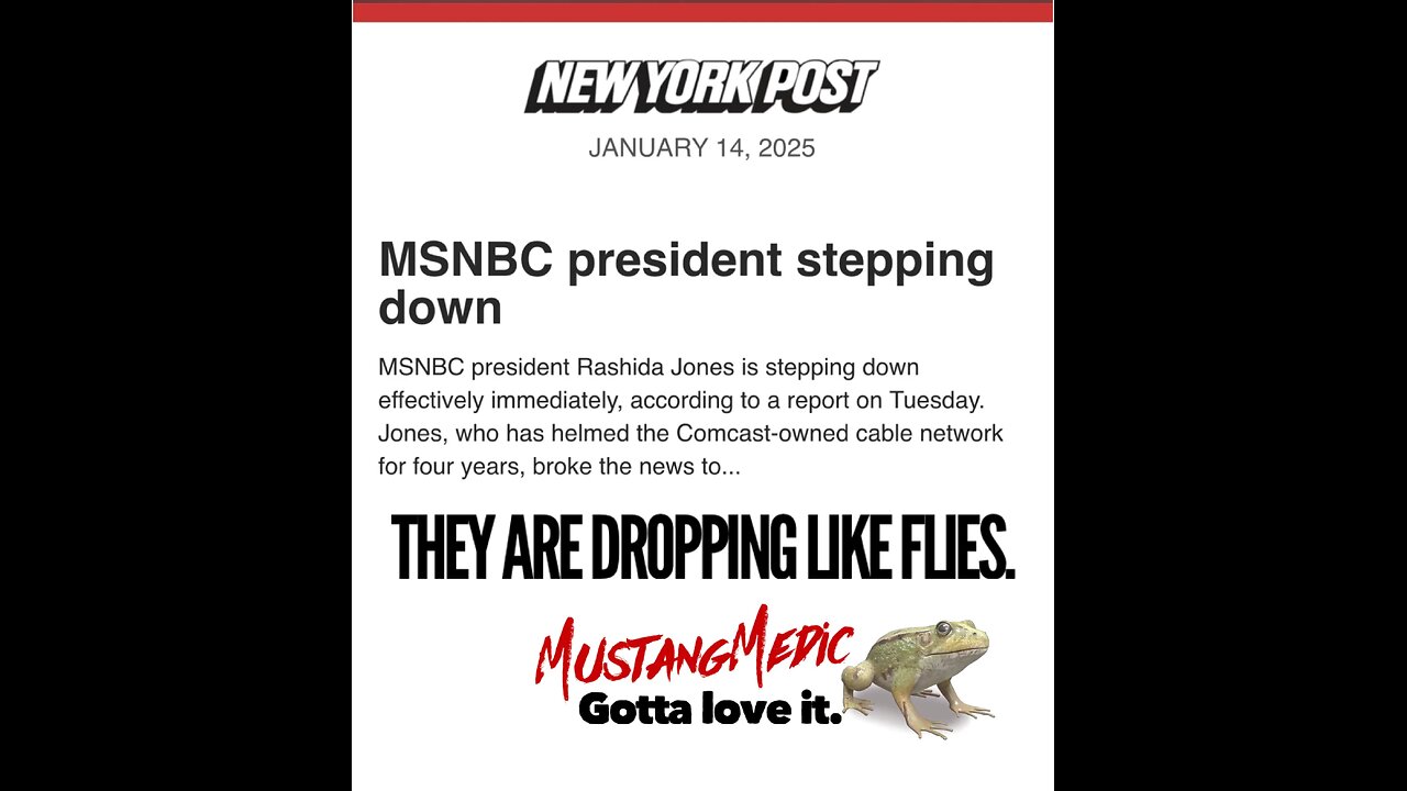 MSNBC feeling the pain of the Great Awakening.