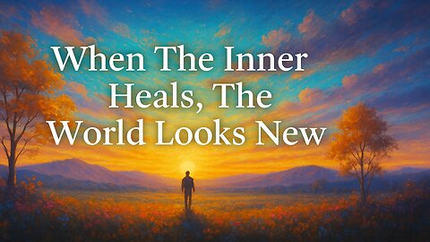 When The Inner Heals, The World Looks New