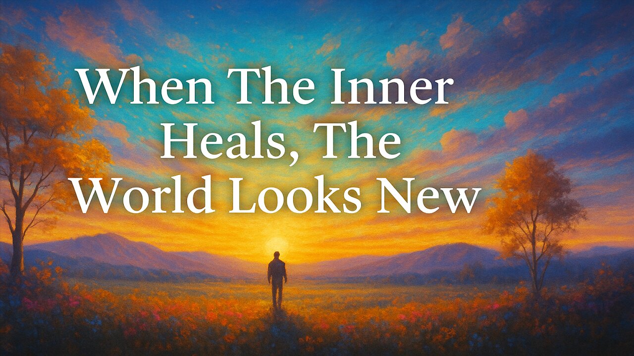 When The Inner Heals, The World Looks New