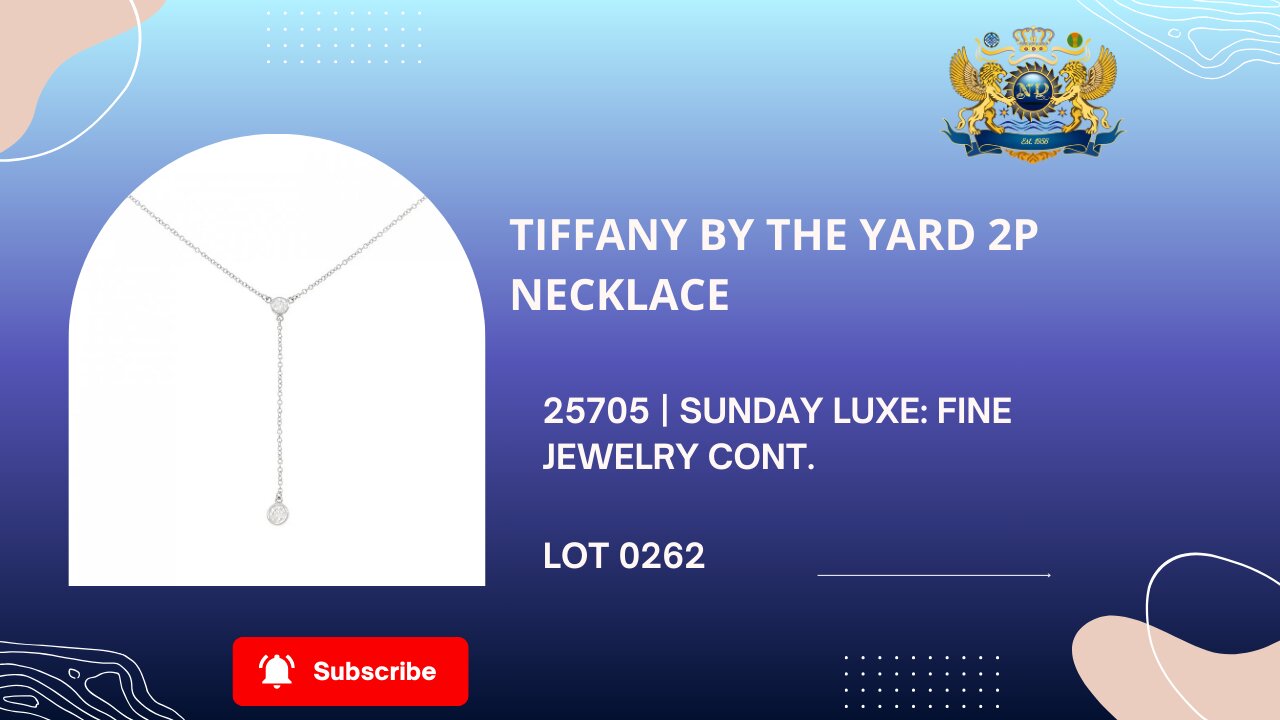 TIFFANY BY THE YARD 2P NECKLACE