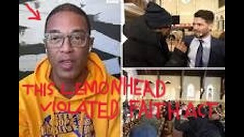 Don Lemonhead VIOLATED Faith Act: Jailtime in His Future!
