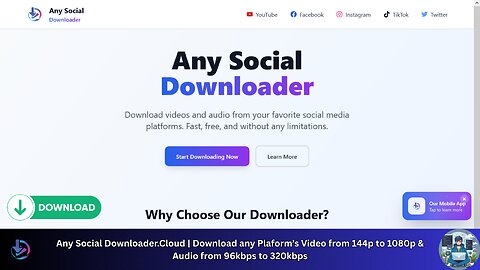 Any Social Downloader That Actually WORKS! Download YouTube, TikTok, Instagram Videos in 4K