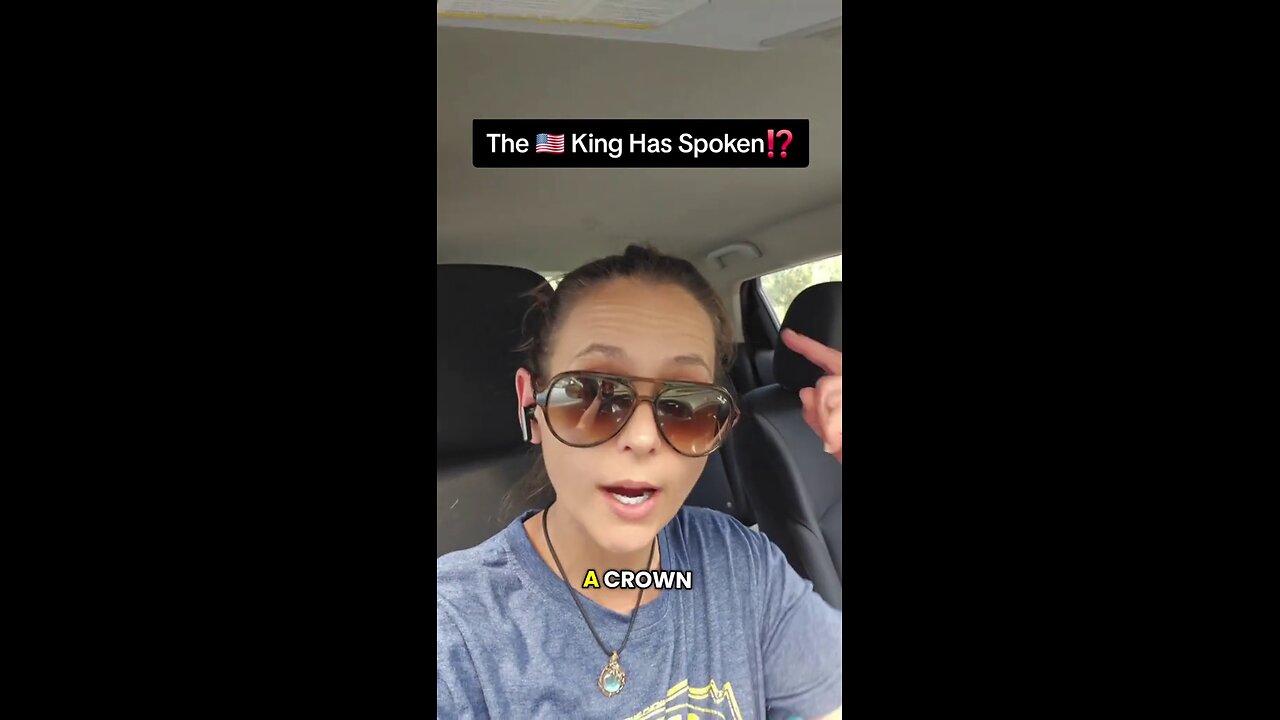 The King has spoken — but in America, the people answer back or do they