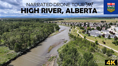 🚁 High River, Alberta 😍🍁 4K Drone