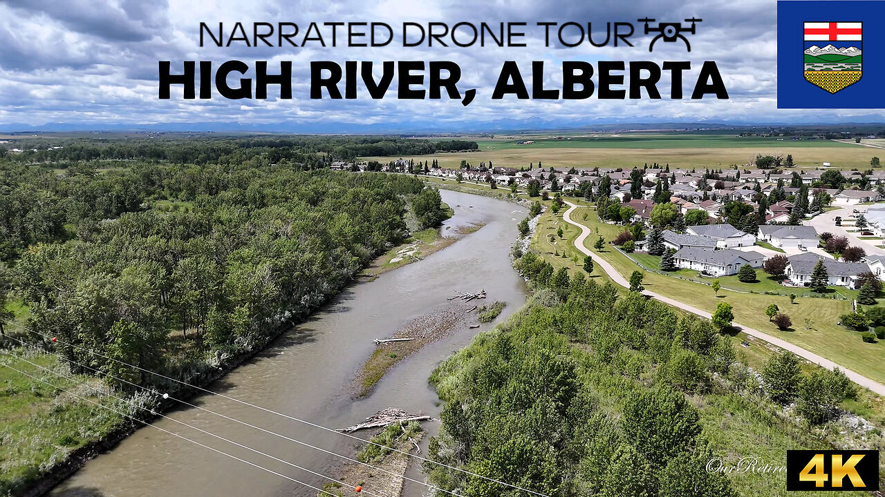 🚁 High River, Alberta 😍🍁 4K Drone