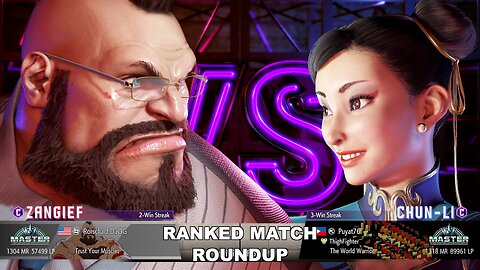 Kuya Kalbo SF6 Ranked Match Roundup. Chun Li Master Rank [Hori Fight Stick]