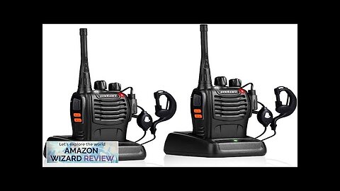 pxton Walkie Talkies Rechargeable Long Range Two-Way Radios with Earpieces2-Way Radios UHF Review