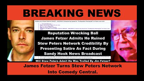 Reputation Wrecking Ball Jim Fetzer Email Confession Destroys Stew Peters Network Credibility