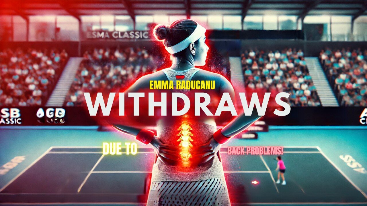 Emma Raducanu Withdraws from ASB Classic Due to BACK Problems!