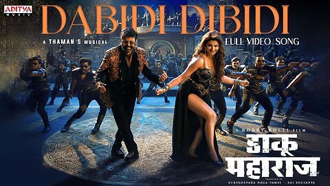 Dabidi Dibidi (Hindi) Full Video Song | Daaku Maharaaj | NBK, Urvashi Rautela | Bobby | T...