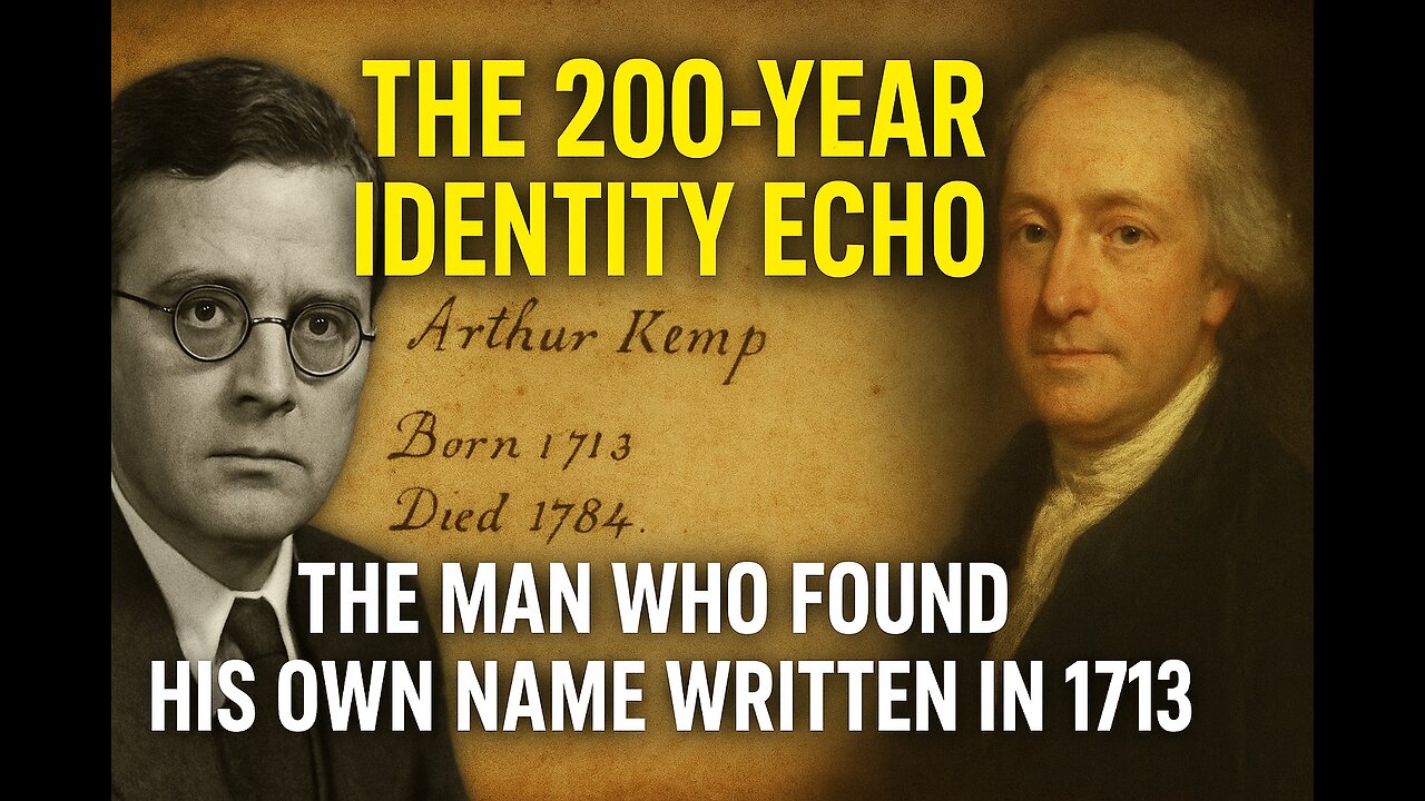 The 200-Year Identity Echo: The Man Who Found His Own Name Written in 1713