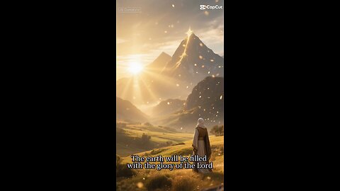 Numbers 14:21 (NIV) "The earth will be filled with the glory of the Lord."