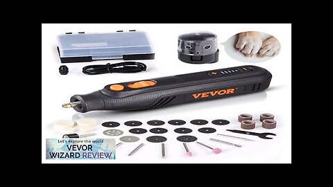 VEVOR Rotary Tool Kit 4V Mini Rechargeable Engraver Tool 5 Variable Speed Review