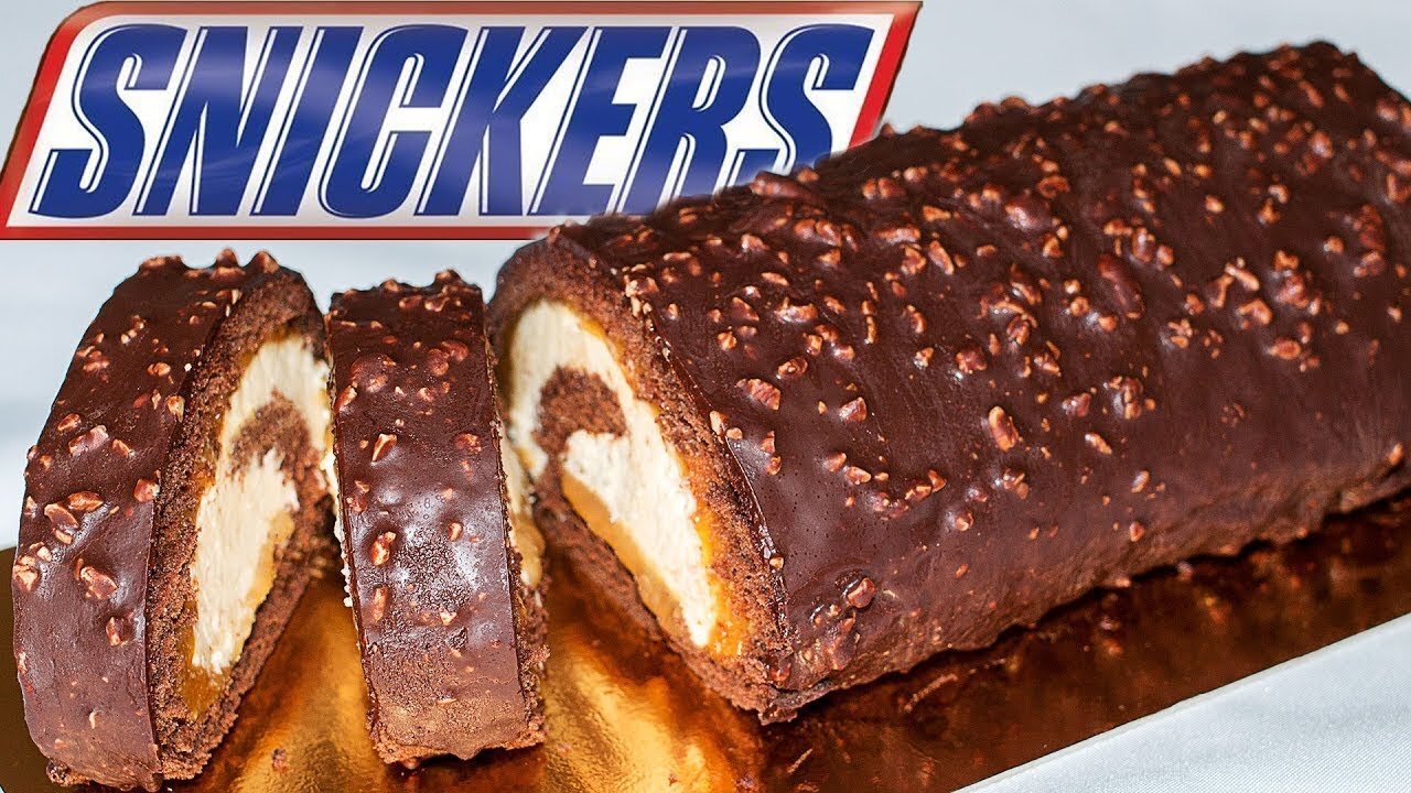 Snickers Sponge Roll