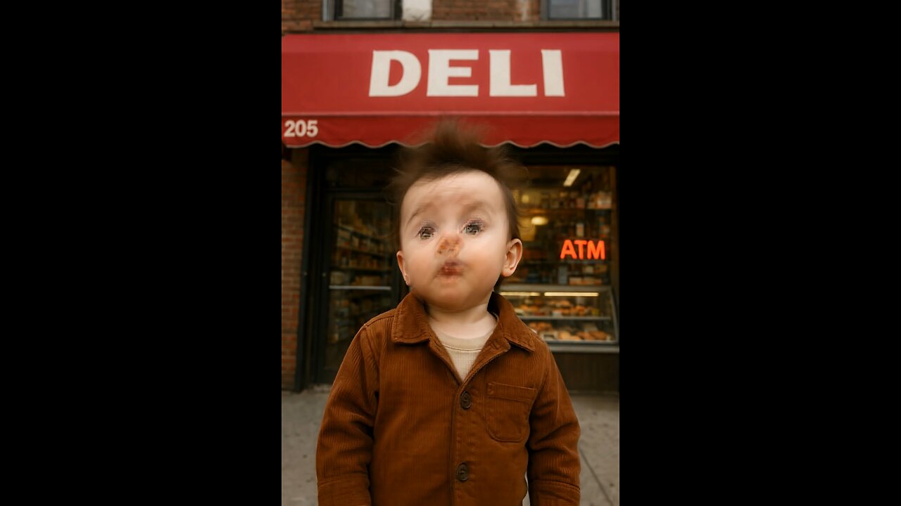 Baby Kramer telling jokes