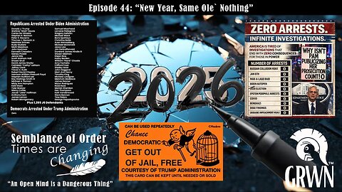 Episode 44: Semblance of Order Times are Changing