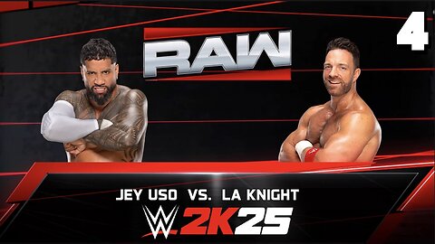 WWE 2K25 Raw September 22nd 2025 - Match 4: Betrayel!