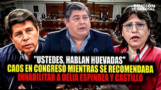 #EnVivo Abogado de Pedro Castillo insulta a congresistas mientras se recomendaba inhabilitarlo