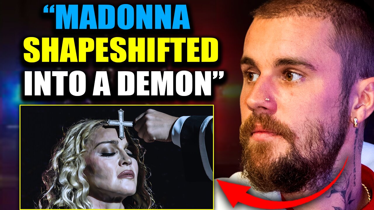 Justin Bieber Releases PROOF Madonna 'Shapeshifted Into a Reptilian' on Live TV