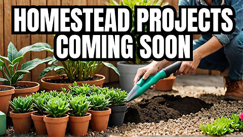 Upcoming Homestead Projects