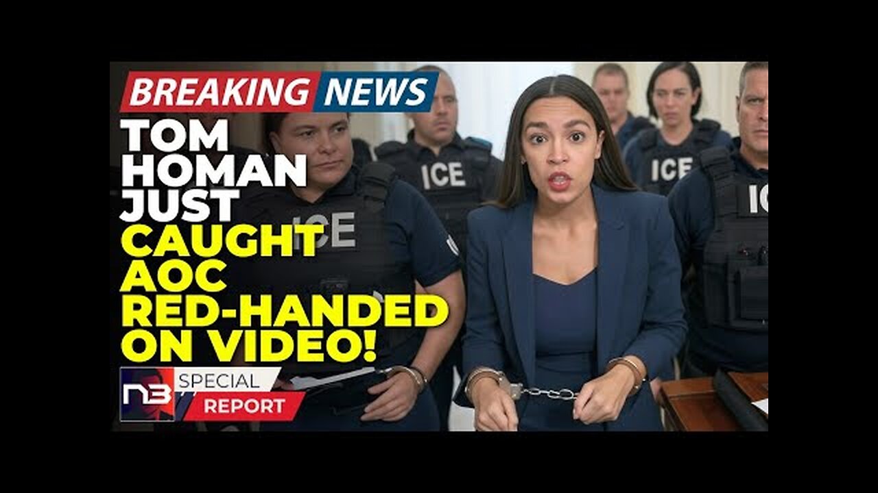 BREAKING: What Tom Homan Just Caught AOC Doing Has The Department Of Justice Ready To MOVE!