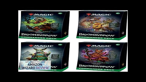 Magic: The Gathering Bloomburrow Commander Deck Bundle includes All 4 Decks Review