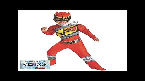 Mighty Morphin Power Rangers Red Dino Boys Muscle Costume Small Review