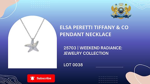 TIFFANY & CO. ELSA PERETTI PENDANT NECKLACE