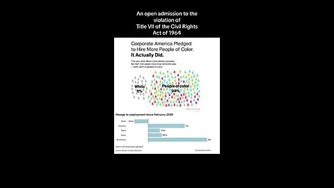 The open admission of hiring based on race