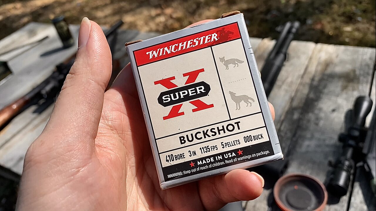 Winchester 3” .410 5 Pellet 000 Buck Range Test