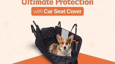 PetBuds Waterproof Dog Car Seat Cover