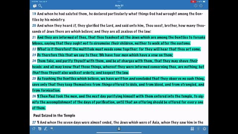 Paul made an offering at the temple