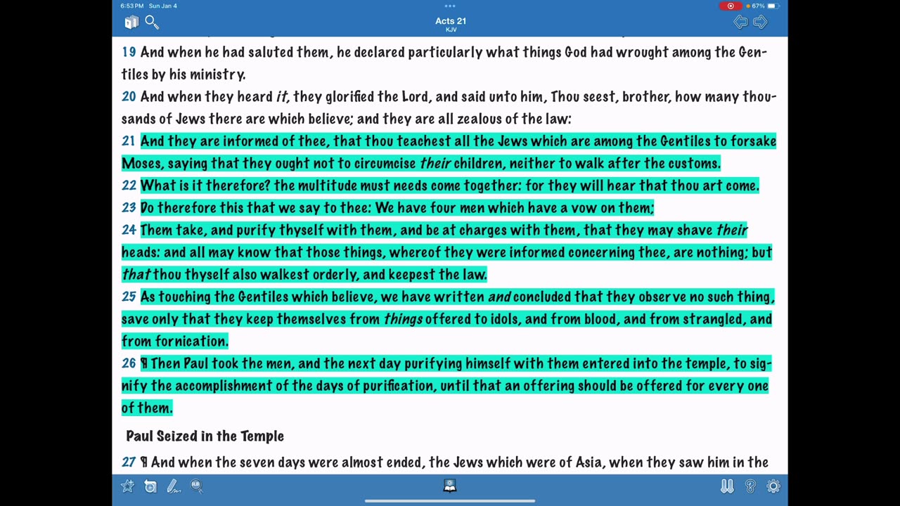 Paul made an offering at the temple