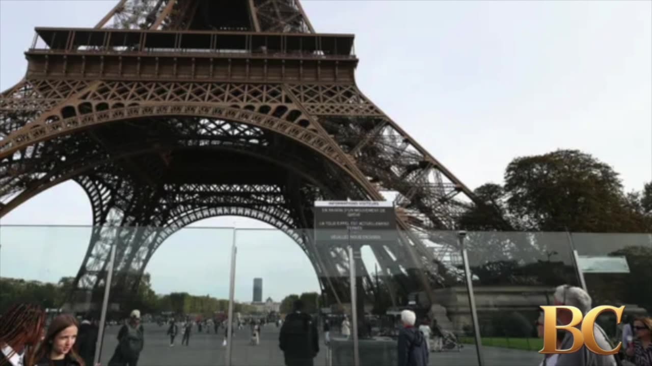 Eiffel Tower closes amid nationwide strikes in France