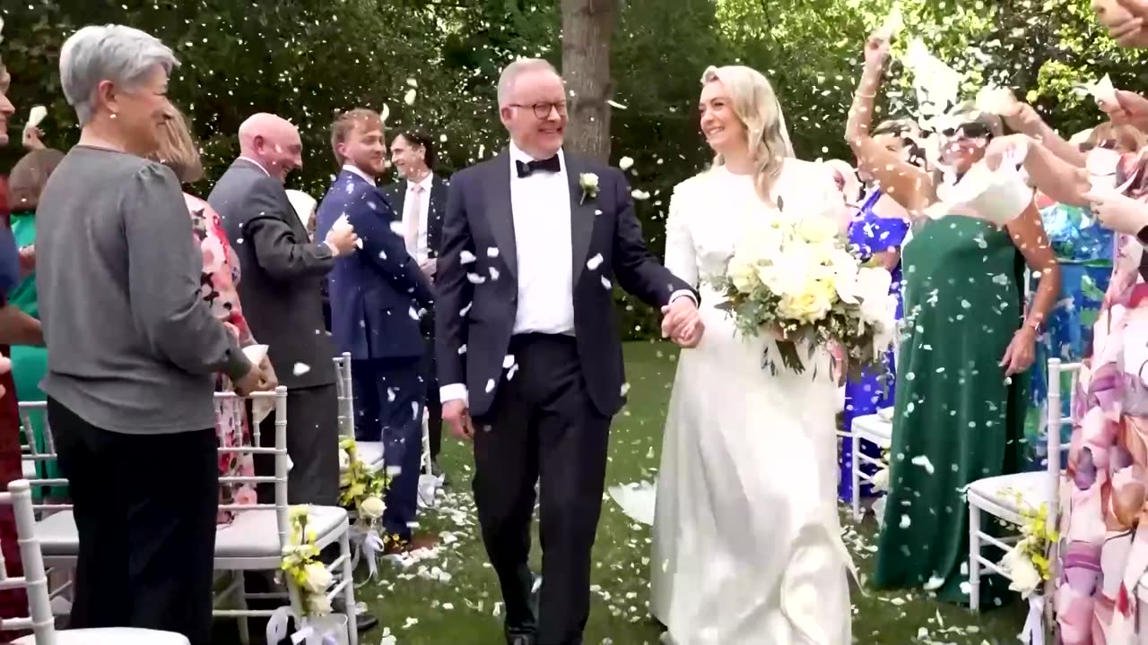 Australia's Albanese becomes first leader to marry while in office