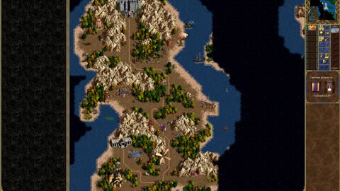 Heroes of Might and Magic 3: map "Emerald Isles": difficulty normal, 2 humans VS AI: defeat