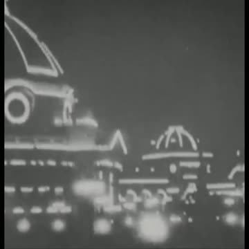 1901 WORLD'S FAIR, BUFFALO (NY) AT NIGHT, WHEN ELECTRICITY WAS BARELY A THING, LET ALONE LIGHT BULBS