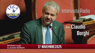 🔴Intervista radiofonica al Sen. Claudio Borghi: Ucraina, Venezuela e i nostri contingenti all'estero