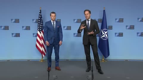 NATO Secretary General with 🇺🇸 US Secretary of Defense Pete Hegseth, 13 FEB 2025