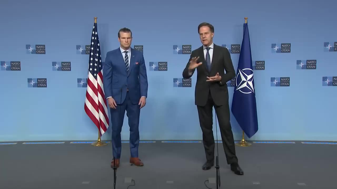 NATO Secretary General with 🇺🇸 US Secretary of Defense Pete Hegseth, 13 FEB 2025