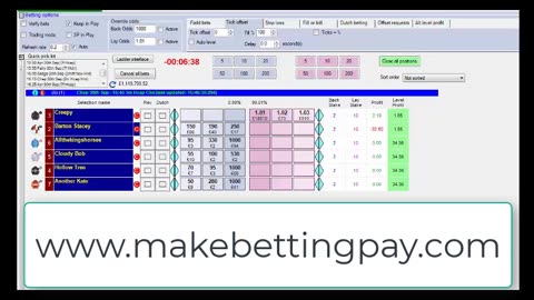 In running trading example two