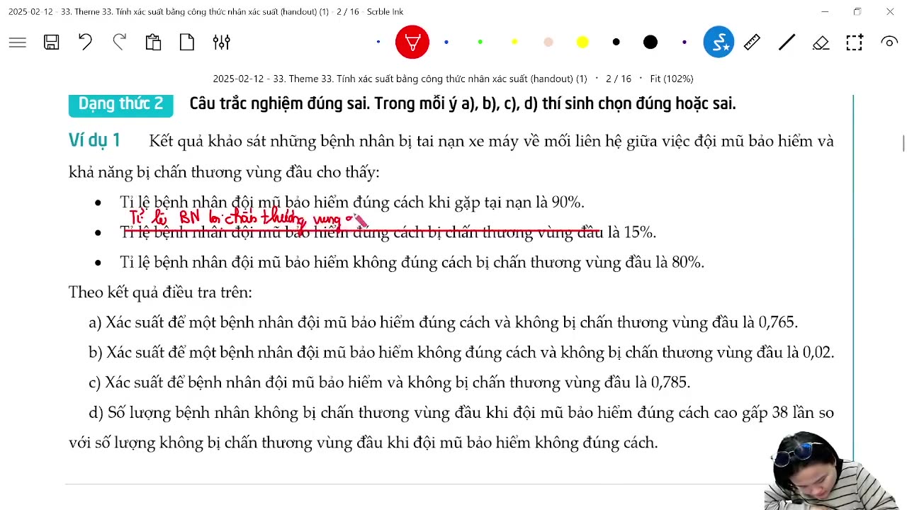 Theme 33 Tính xác suất bằng công thức nhân xác suất mp4